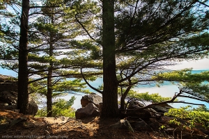 Looking Over Devil's Lake